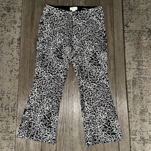 Maeve The Margot Kick Flare Cropped Knit Pull On Pants Fleur - Picture 1 of 11